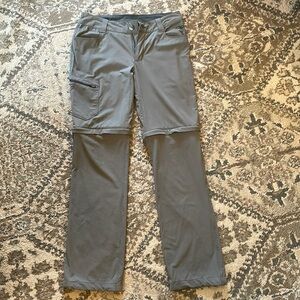 Outdoor Research Ferrosi Convertible Pants. Size 6. Light pewter color.
